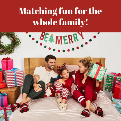 Men'S Gifts for Men Matching Christmas Papa Bear Slipper